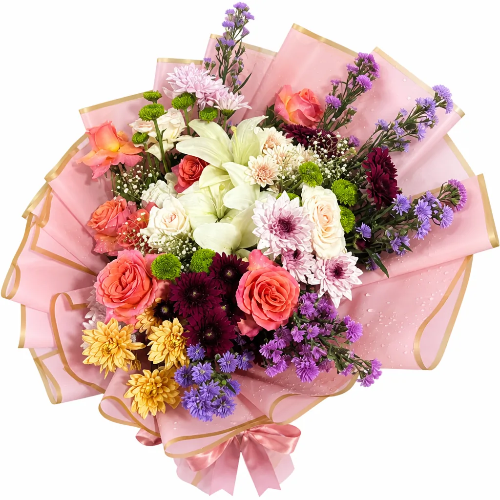 Peach Ruffle Mix