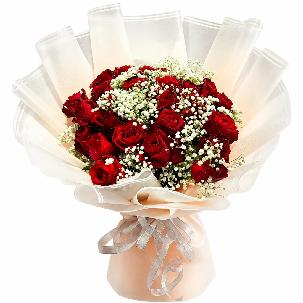 Red Roses with Breath