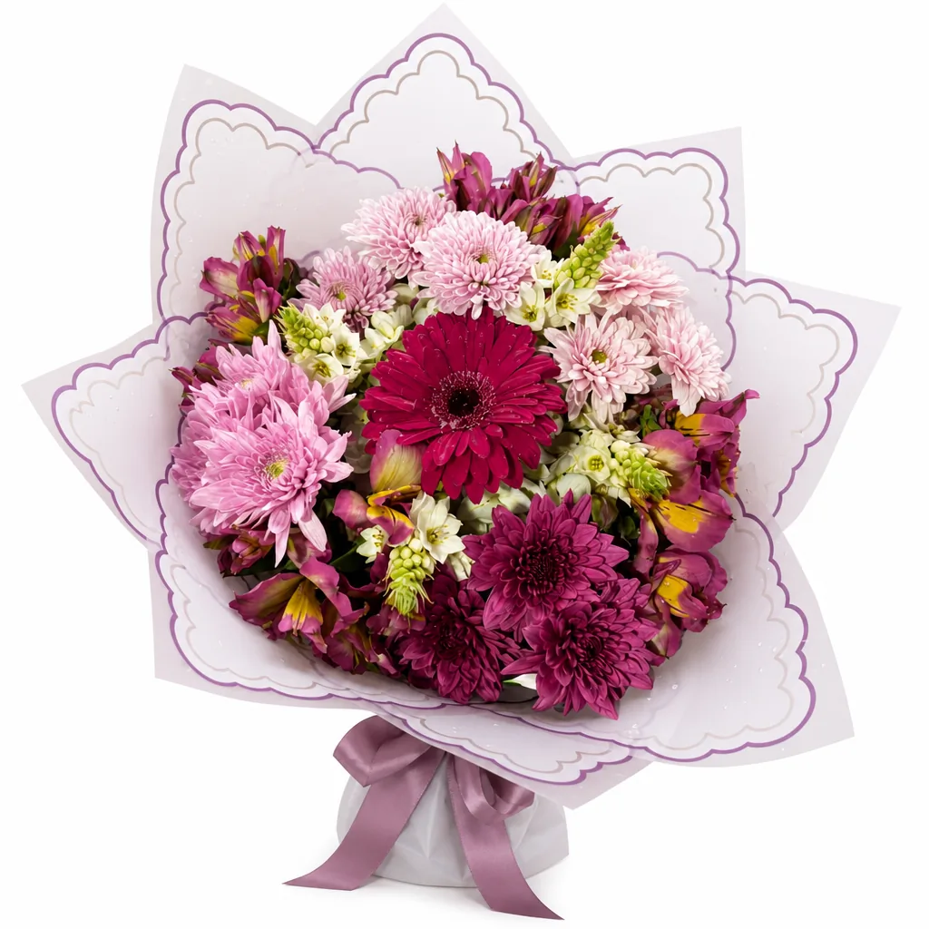 Scalloped Pink Mix