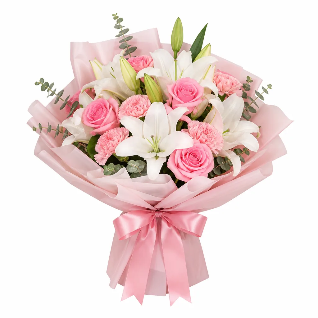 Ivory Lily Soft Rose