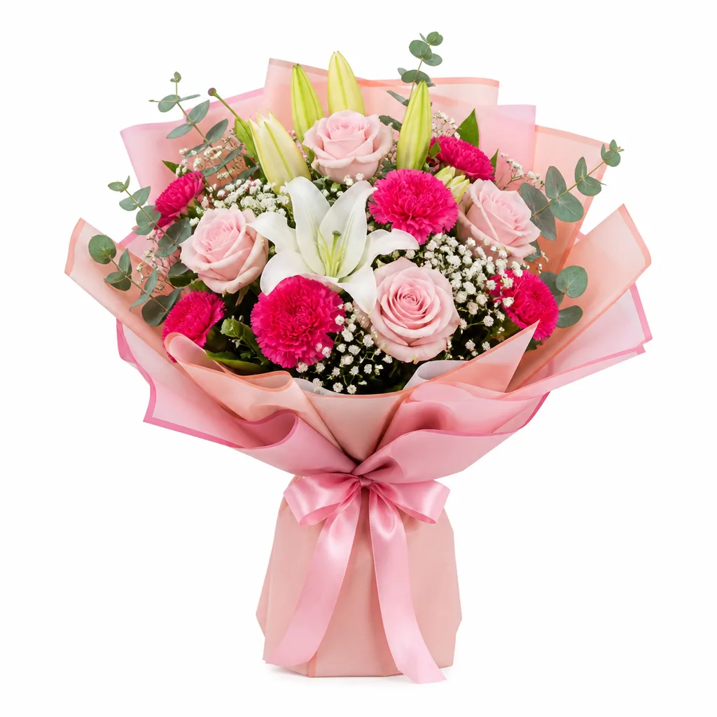 Multi Pink Lily Rose