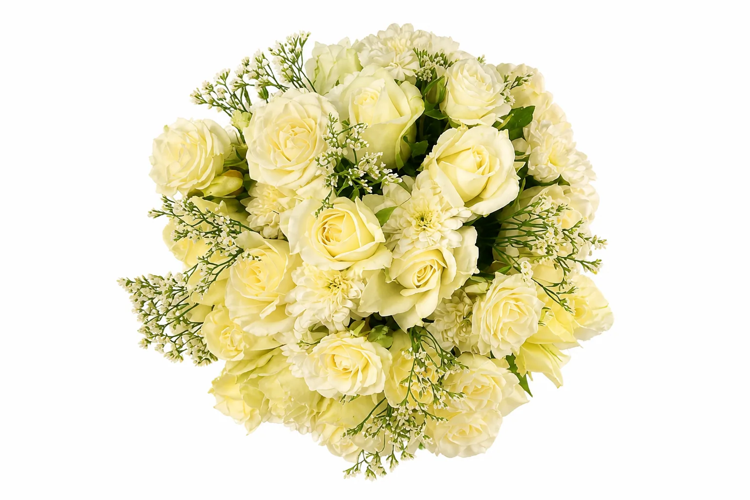 Soft Champagne Rose Bouquet
