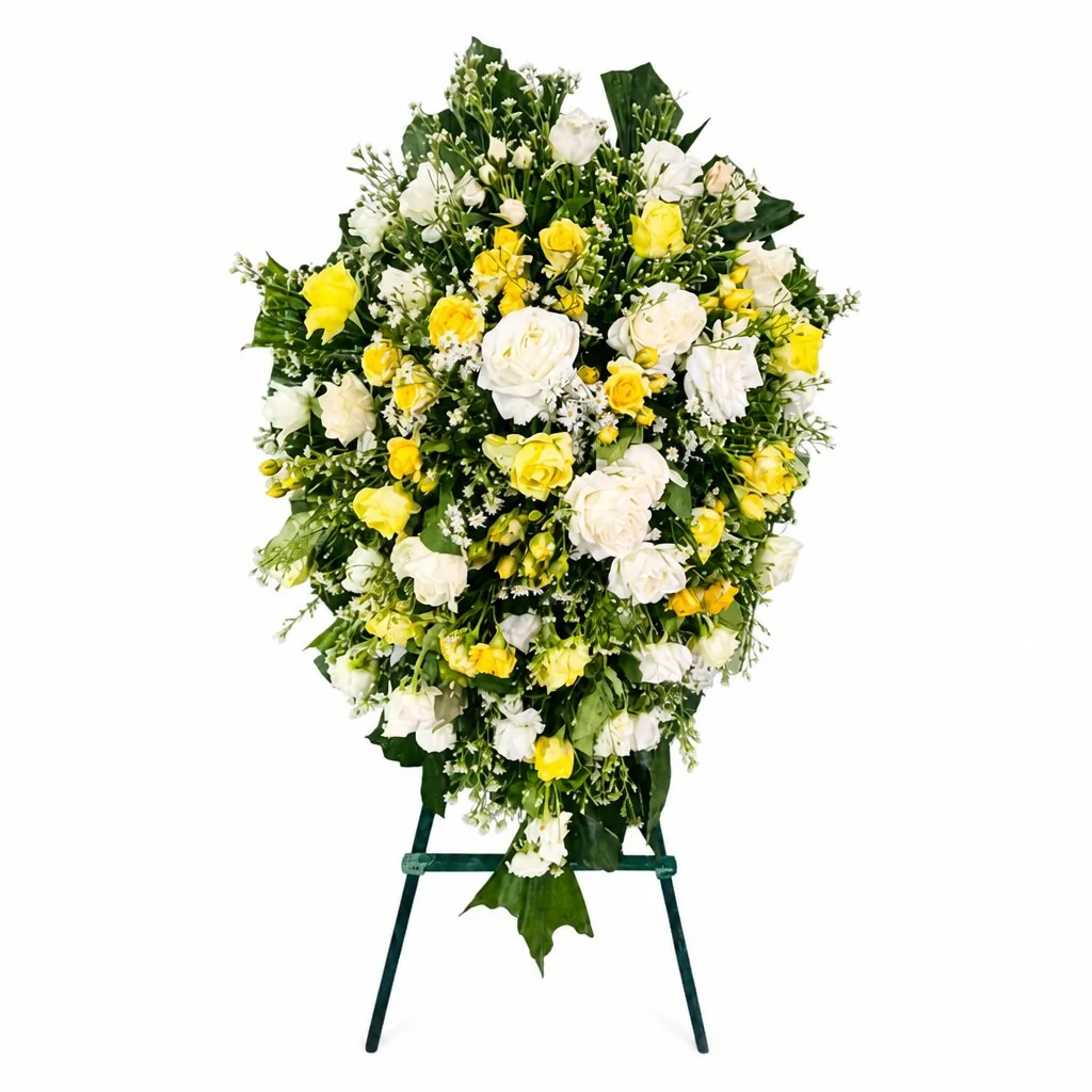 Ivory Green Standing Reed